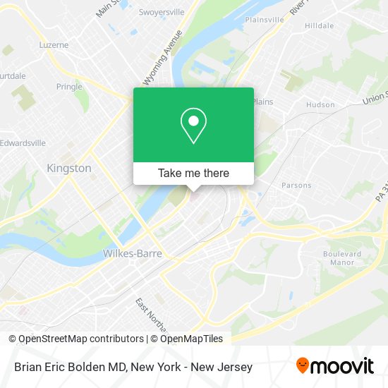 Mapa de Brian Eric Bolden MD