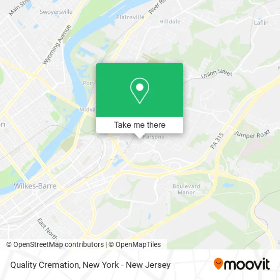 Quality Cremation map