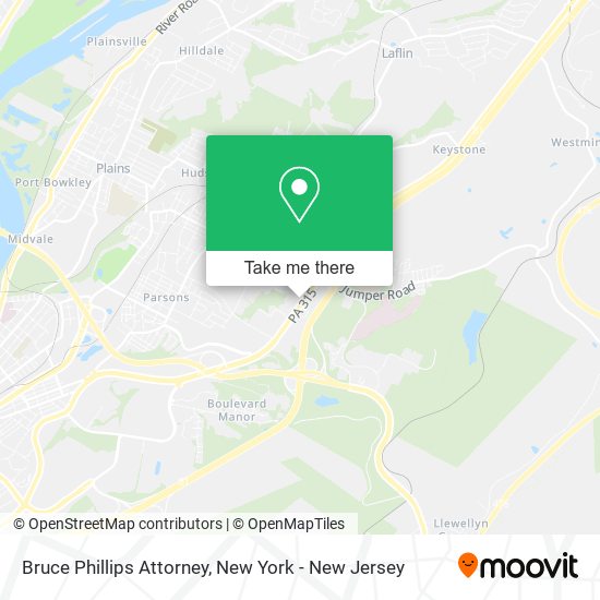 Mapa de Bruce Phillips Attorney