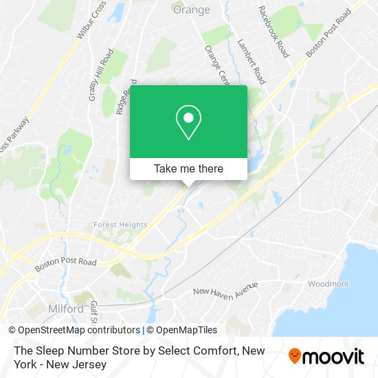 The Sleep Number Store by Select Comfort map