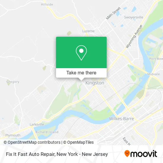 Fix It Fast Auto Repair map