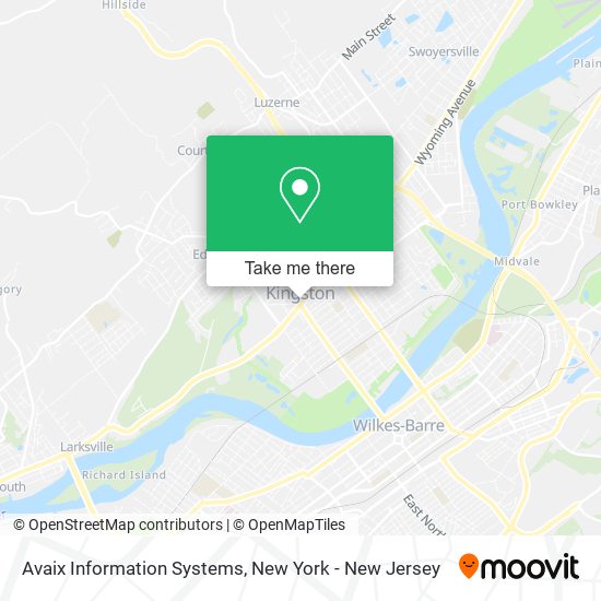 Avaix Information Systems map