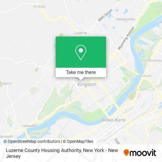 Luzerne County Housing Authority map