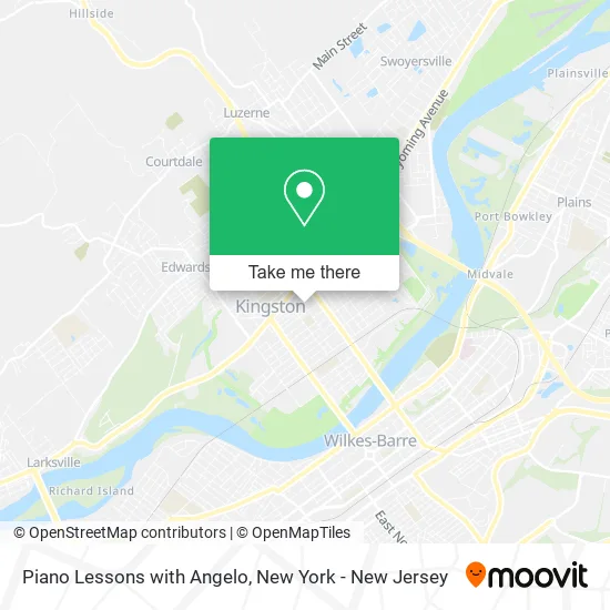 Piano Lessons with Angelo map