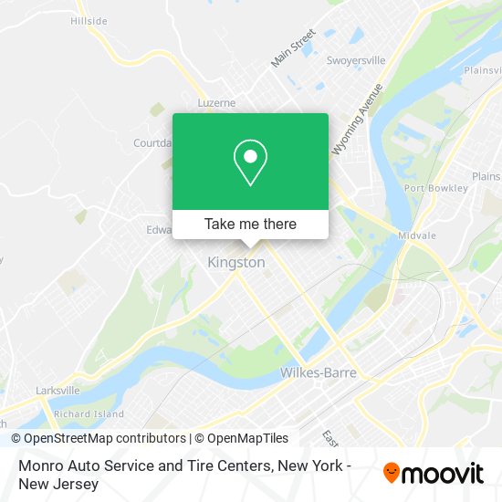 Monro Auto Service and Tire Centers map
