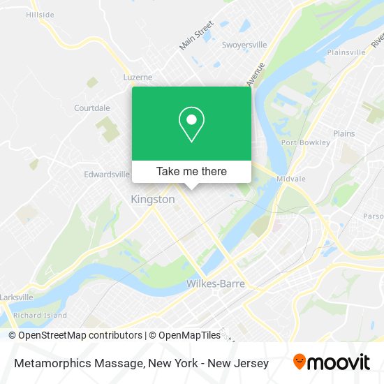 Mapa de Metamorphics Massage