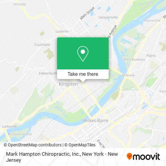 Mark Hampton Chiropractic, Inc. map