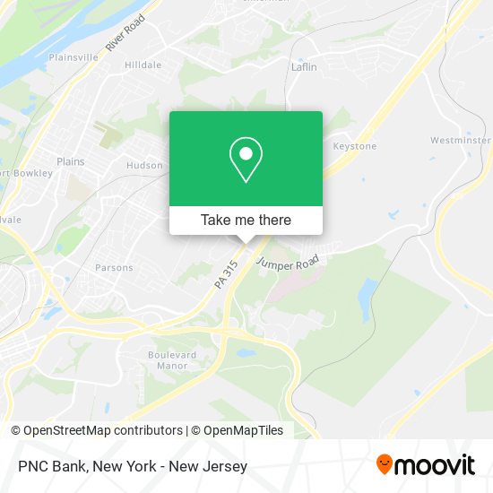 PNC Bank map