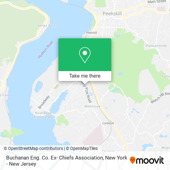 Mapa de Buchanan Eng. Co. Ex- Chiefs Association