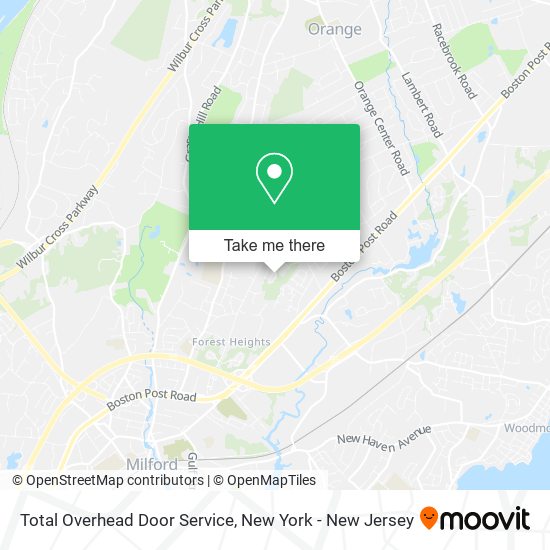 Total Overhead Door Service map