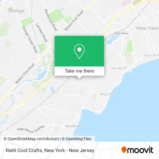 Riehl Cool Crafts map