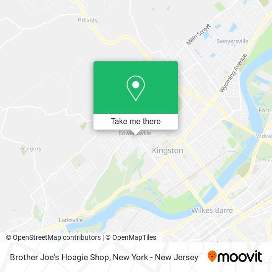 Brother Joe's Hoagie Shop map