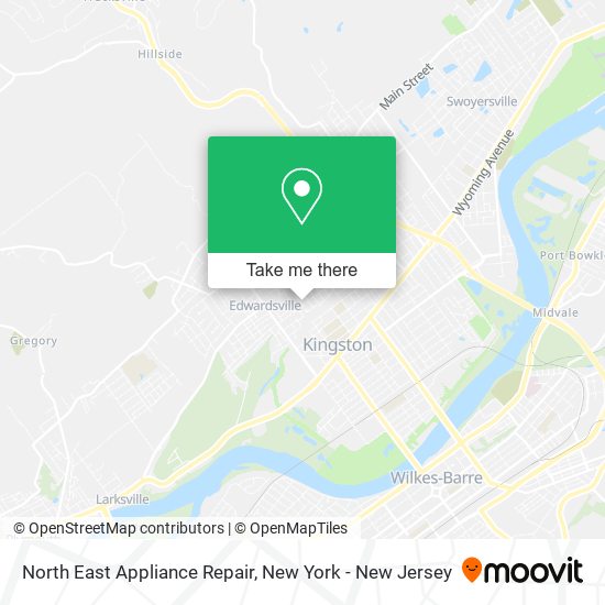 North East Appliance Repair map