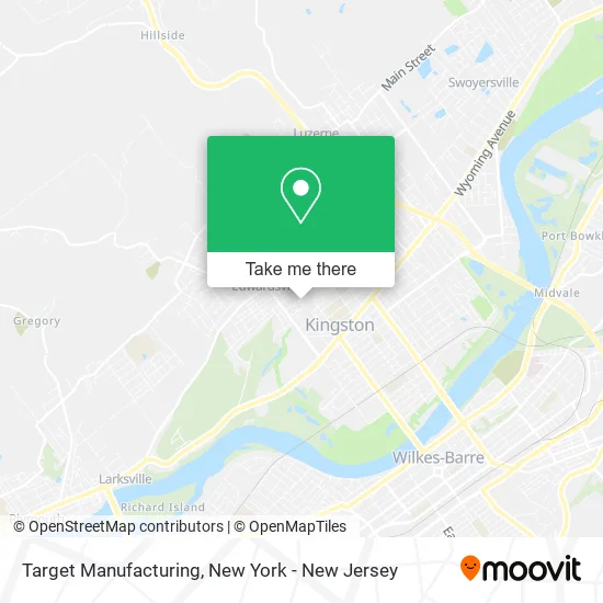 Target Manufacturing map