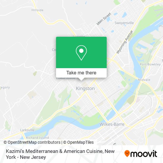 Mapa de Kazimi's Mediterranean & American Cuisine