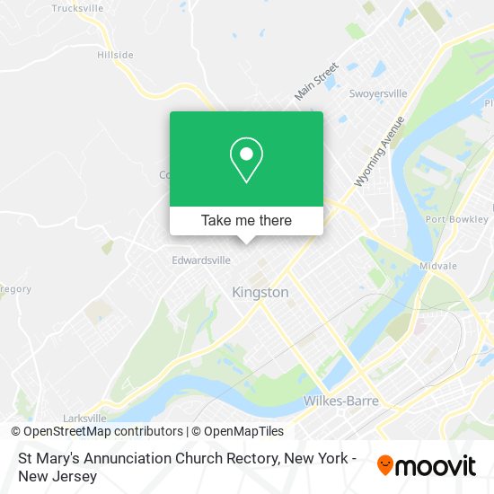 St Mary's Annunciation Church Rectory map