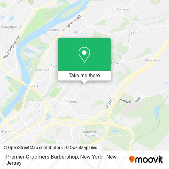 Premier Groomers Barbershop map
