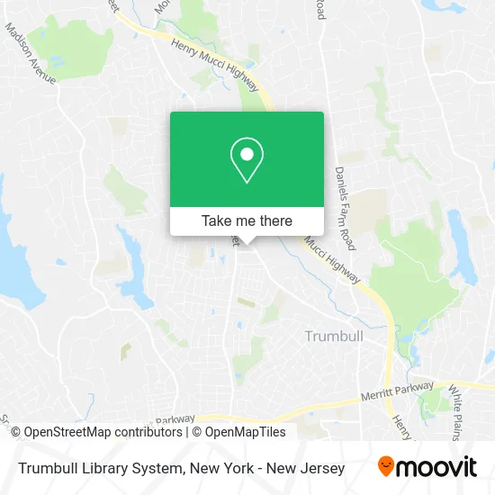 Trumbull Library System map