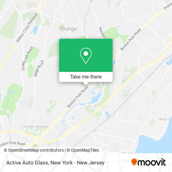 Active Auto Glass map