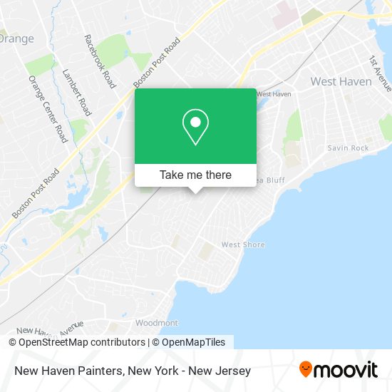 Mapa de New Haven Painters