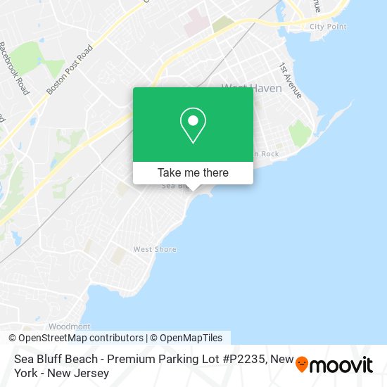 Sea Bluff Beach - Premium Parking Lot #P2235 map