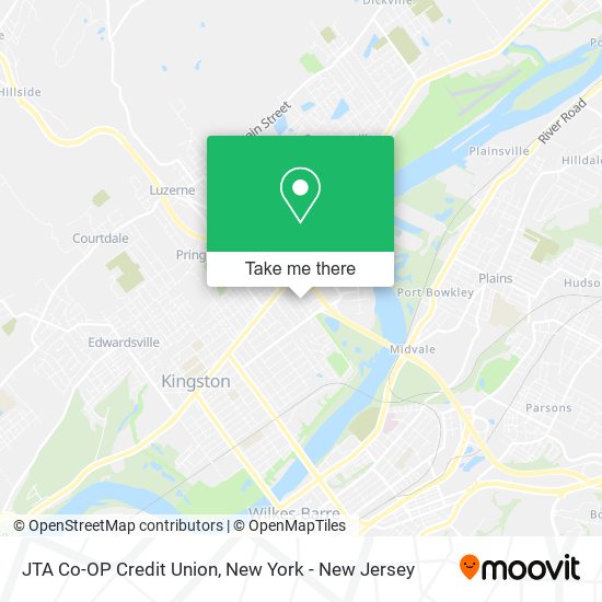 Mapa de JTA Co-OP Credit Union
