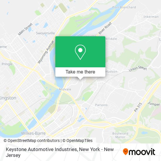 Keystone Automotive Industries map