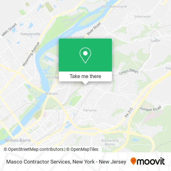 Masco Contractor Services map