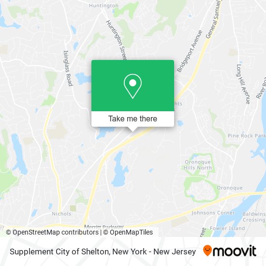 Mapa de Supplement City of Shelton