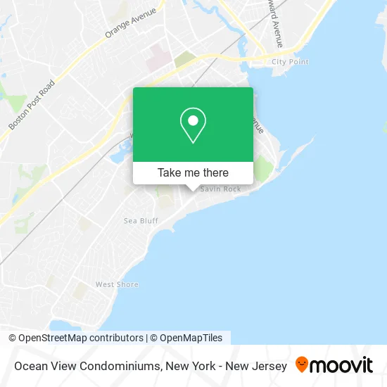 Ocean View Condominiums map