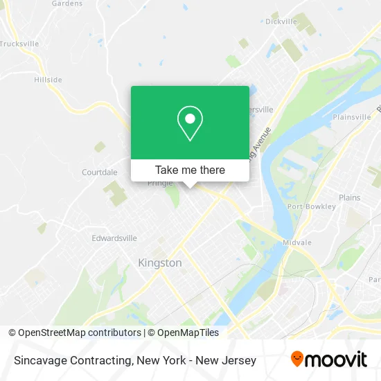 Sincavage Contracting map