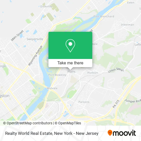 Realty World Real Estate map