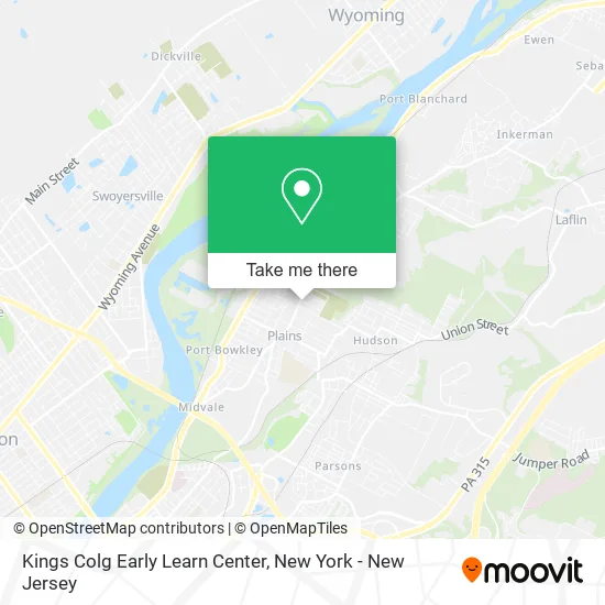 Kings Colg Early Learn Center map