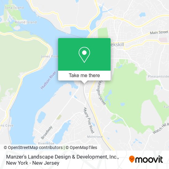 Manzer's Landscape Design & Development, Inc. map