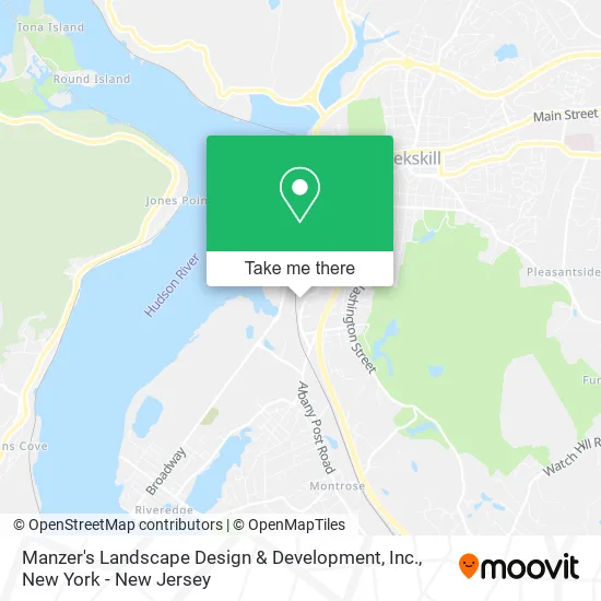 Manzer's Landscape Design & Development, Inc. map