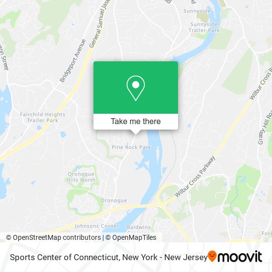 Sports Center of Connecticut map