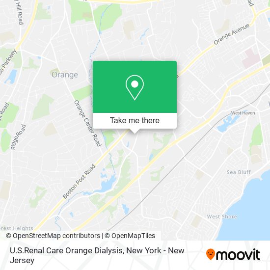 Mapa de U.S.Renal Care Orange Dialysis