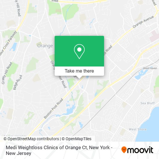 Medi Weightloss Clinics of Orange Ct map