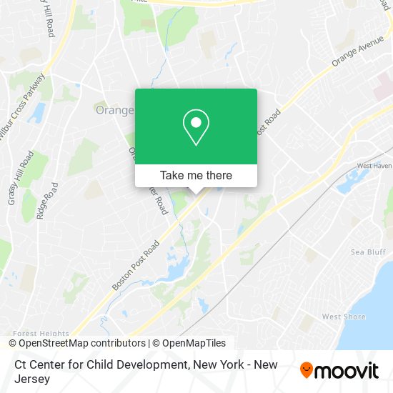 Ct Center for Child Development map