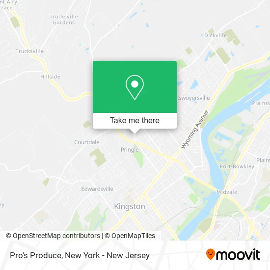 Pro's Produce map