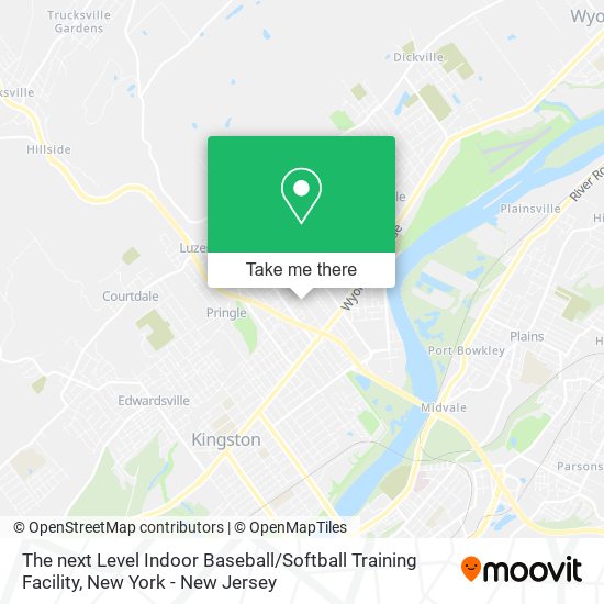 Mapa de The next Level Indoor Baseball / Softball Training Facility