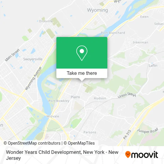 Wonder Years Child Development map