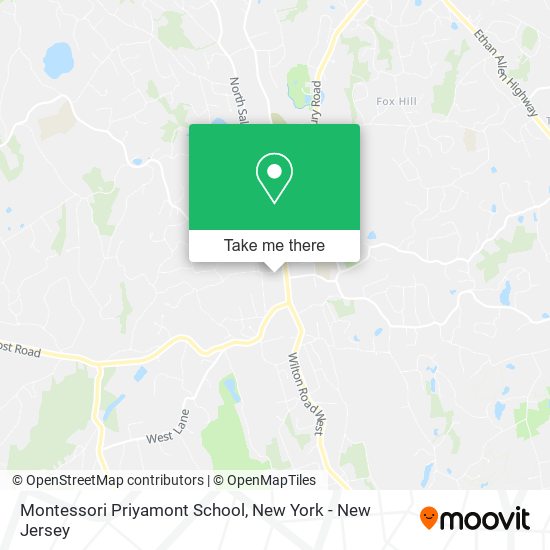 Montessori Priyamont School map