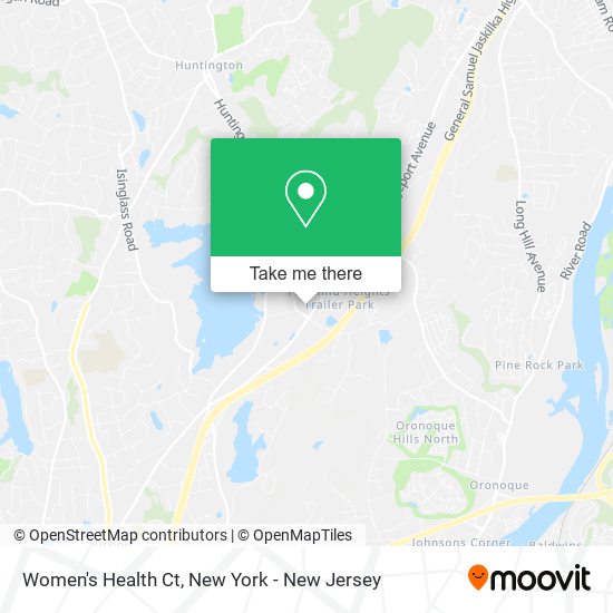 Mapa de Women's Health Ct