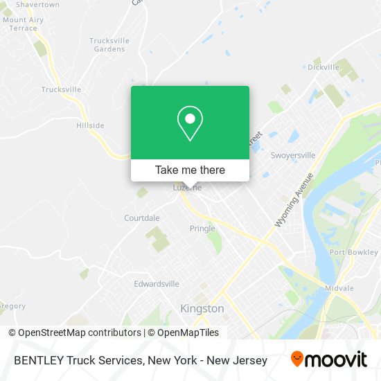 Mapa de BENTLEY Truck Services
