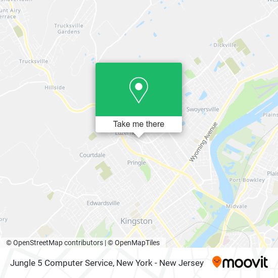 Jungle 5 Computer Service map