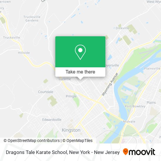 Dragons Tale Karate School map