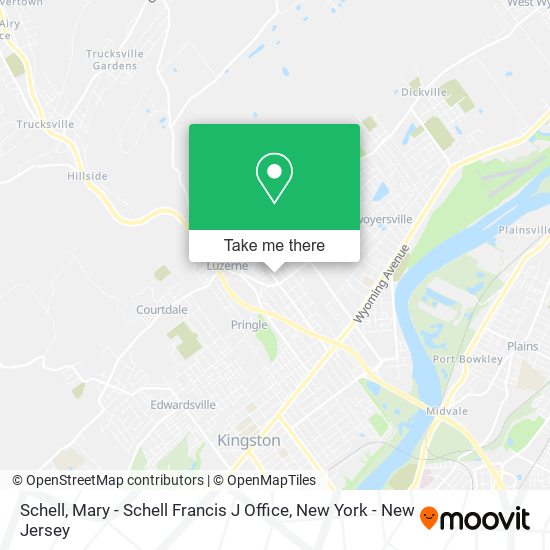 Schell, Mary - Schell Francis J Office map