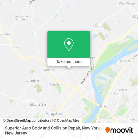Superior Auto Body and Collision Repair map