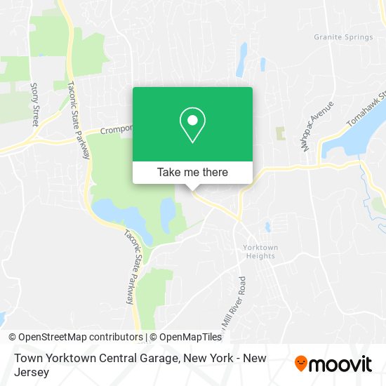 Mapa de Town Yorktown Central Garage